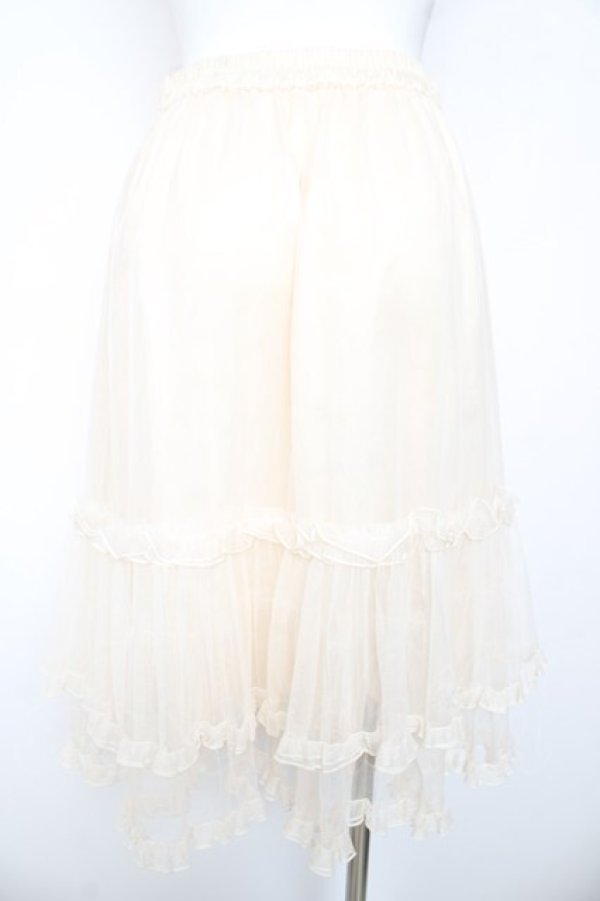 画像2: axes femme / ミドル丈チュールパニエ  生成り Y-26-01-24-144-AX-SK-SZ-ZY (2)