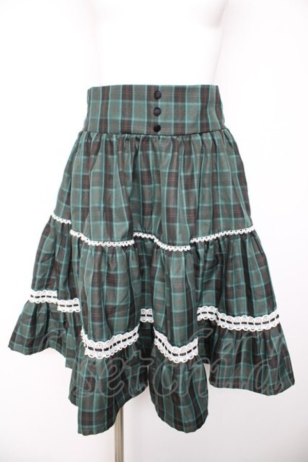 画像1: Eri Aino's Collection / シャーロットの水曜日スカート  グリーン Y-26-01-24-146-LO-SK-SZ-ZY (1)