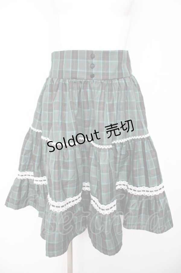画像1: Eri Aino's Collection / シャーロットの水曜日スカート  グリーン Y-26-01-24-146-LO-SK-SZ-ZY (1)