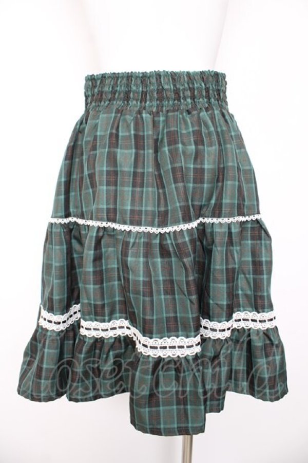 画像2: Eri Aino's Collection / シャーロットの水曜日スカート  グリーン Y-26-01-24-146-LO-SK-SZ-ZY (2)