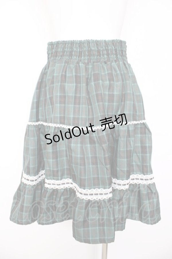 画像2: Eri Aino's Collection / シャーロットの水曜日スカート  グリーン Y-26-01-24-146-LO-SK-SZ-ZY (2)