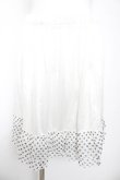 画像1: MARBLE / スターフリルペチコート M-3L 白 Y-26-01-24-147-GO-SK-SZ-ZY (1)