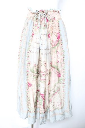 画像: Jane Marple / Edinburgh souvenirsロングスカート M ミント Y-26-01-24-149-JM-SK-SZ-ZY