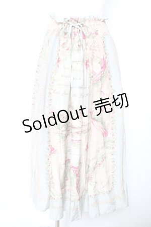 画像: Jane Marple / Edinburgh souvenirsロングスカート M ミント Y-26-01-24-149-JM-SK-SZ-ZY