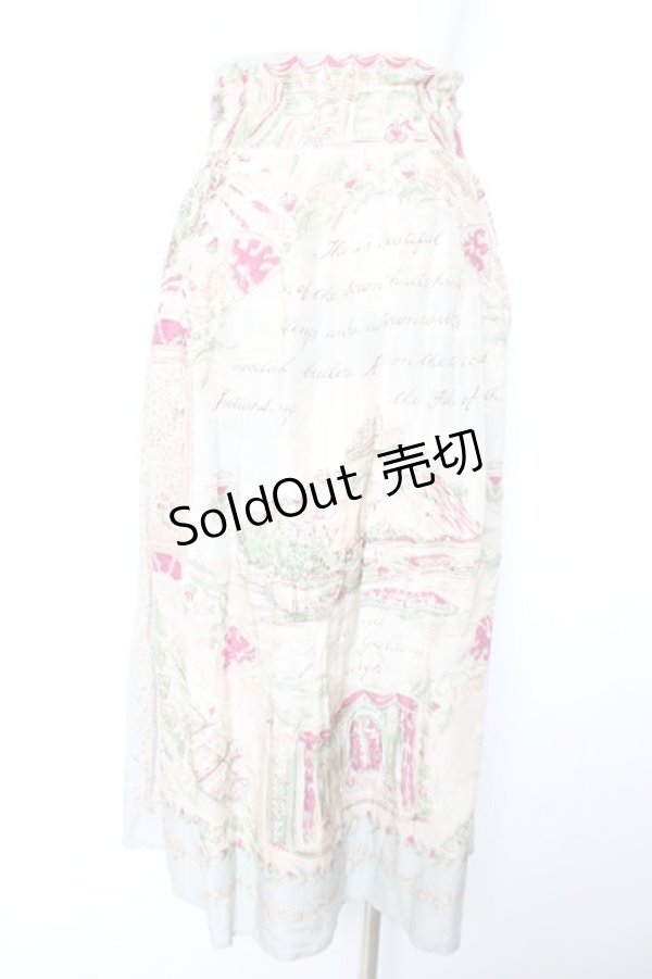 画像2: Jane Marple / Edinburgh souvenirsロングスカート M ミント Y-26-01-24-149-JM-SK-SZ-ZY (2)