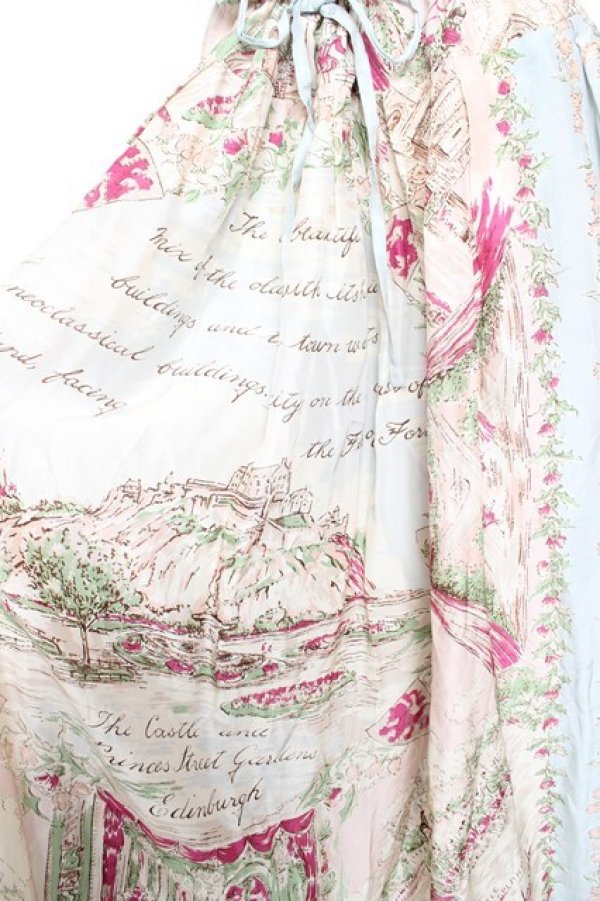 画像3: Jane Marple / Edinburgh souvenirsロングスカート M ミント Y-26-01-24-149-JM-SK-SZ-ZY (3)