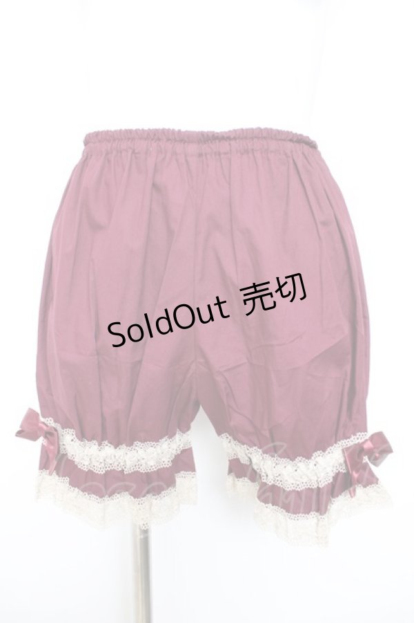 画像1: ALICE and the PIRATES / 夢か現か、記憶の中のPiste d'un cirque “Jumeaux”ドロワーズ  ワイン Y-26-01-24-152-PA-PA-SZ-ZY (1)