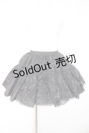 画像: Snowdrop to Saint Maria（海外ロリータブランド） / オーガンジーパニエ  黒 Y-26-01-24-154-LO-SK-SZ-ZY