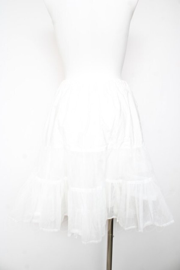 画像2: BABY, THE STARS SHINE BRIGHT / ふわふわロングパニエ  白 Y-26-01-24-156-BA-SK-SZ-ZY (2)