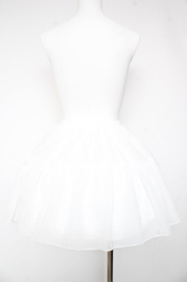 画像2: Snowdrop to Saint Maria / ワイヤーパニエ  白 Y-26-01-24-157-LO-SK-SZ-ZY (2)