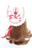 画像2: BABY, THE STARS SHINE BRIGHT / Patissiere Bonbon Ribbonヘッドドレス  赤 Y-26-01-24-031-BA-OP-SZ-ZY (2)