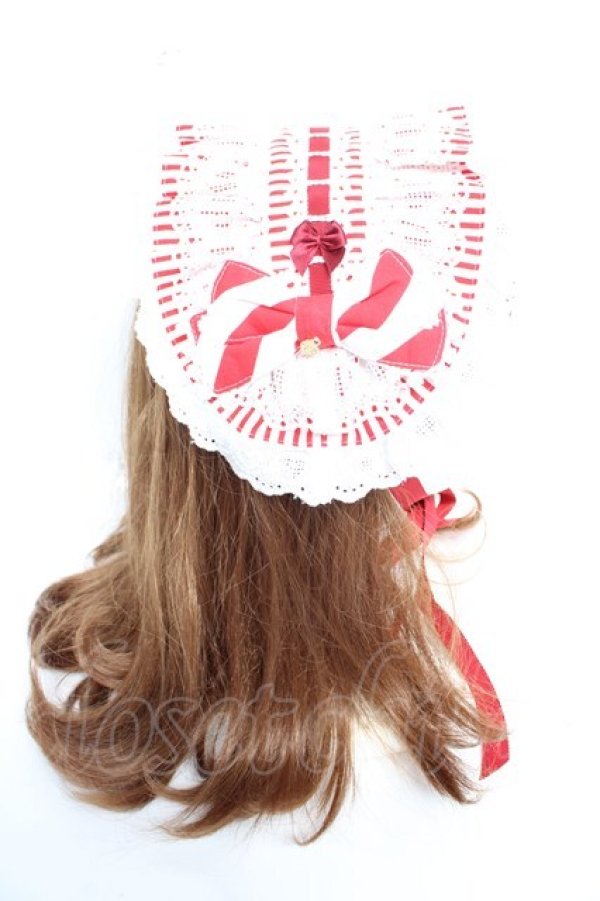 画像3: BABY, THE STARS SHINE BRIGHT / Patissiere Bonbon Ribbonヘッドドレス  赤 Y-26-01-24-031-BA-OP-SZ-ZY (3)