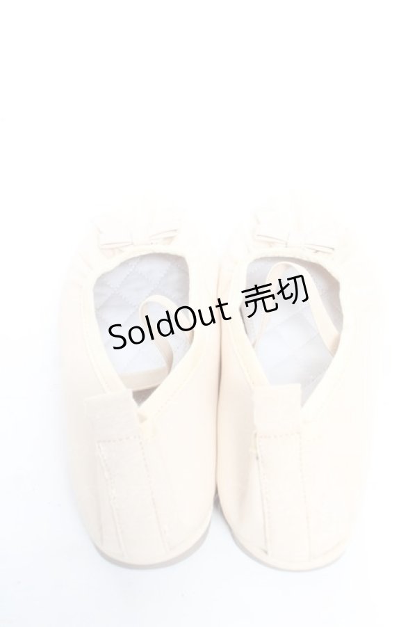 画像3: m petit by misako / AMリボンバレエシューズ L 淡薄橙 Y-26-01-24-034-LO-SH-SZ-ZY (3)