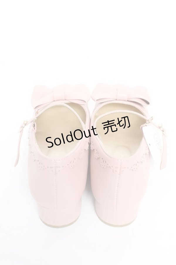 画像3: axes femme kawaii / ローヒールリボンパンプス M ピンク Y-26-01-24-035-AX-SH-SZ-ZY (3)