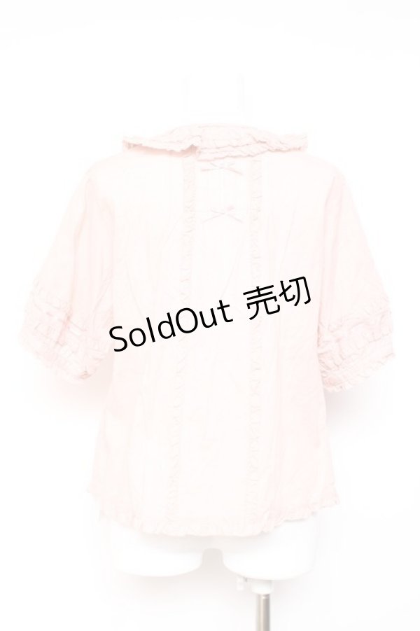 画像3: PINK HOUSE / ローンフリルブラウス F ピンク Y-26-01-24-038-LO-BL-SZ-ZY (3)