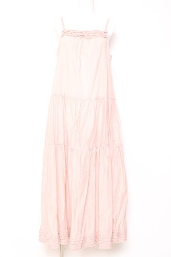 画像1: PINK HOUSE / ローンキャミソールワンピース  ピンク Y-26-01-27-015-LO-OP-SA-ZY (1)