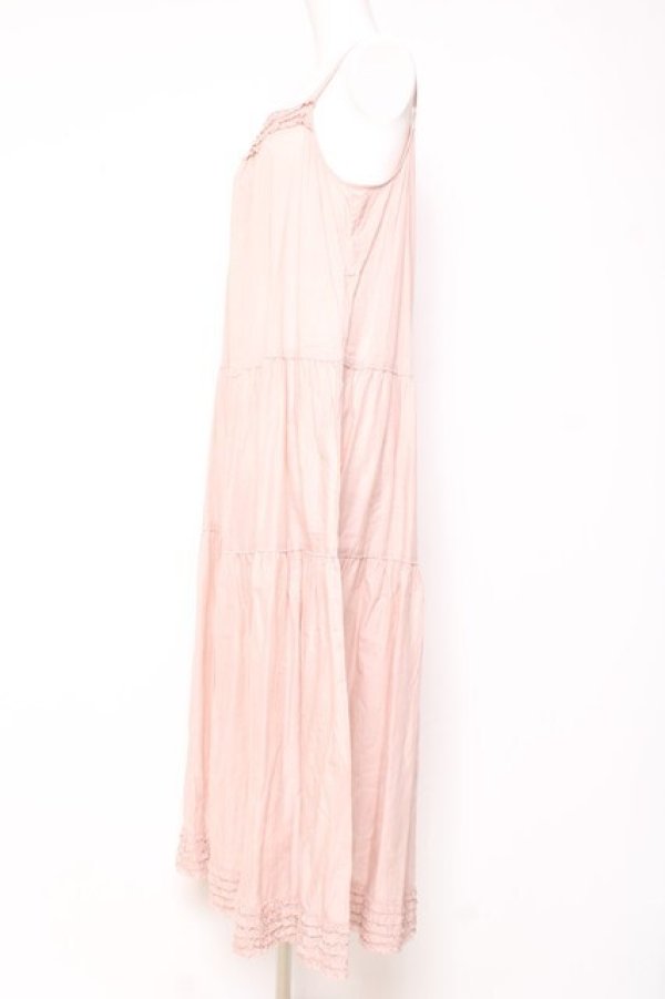 画像2: PINK HOUSE / ローンキャミソールワンピース  ピンク Y-26-01-27-015-LO-OP-SA-ZY (2)