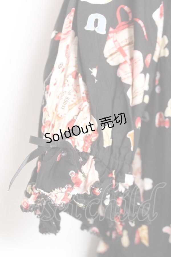 画像6: PINK HOUSE / アニバーサリーケーキプリントミディワンピース  黒 Y-26-01-27-018-LO-OP-SZ-ZY (6)