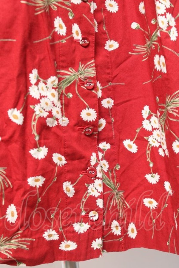 画像5: PINK HOUSE / ヒナギクブーケワンピース  赤 Y-26-01-27-002-LO-OP-SZ-ZY (5)