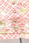 画像7: WONDERFUL WORLD / ローズブーケチェック柄ワンピース F ピンク Y-26-01-27-020-LO-OP-SZ-ZY (7)