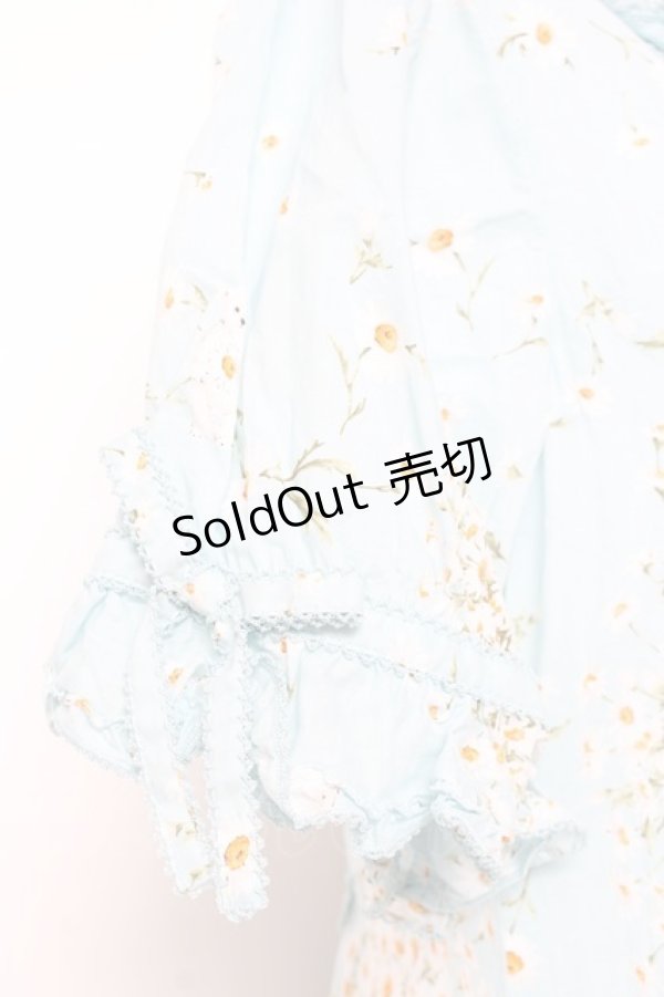 画像5: PINK HOUSE / スマイリーマーガレットプリントワンピース F サックス Y-26-01-27-023-LO-OP-SZ-ZY (5)