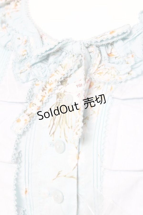 画像7: PINK HOUSE / スマイリーマーガレットプリントワンピース F サックス Y-26-01-27-023-LO-OP-SZ-ZY (7)