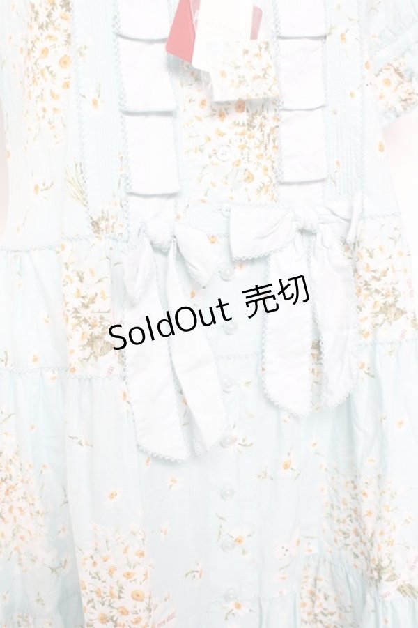 画像8: PINK HOUSE / スマイリーマーガレットプリントワンピース F サックス Y-26-01-27-023-LO-OP-SZ-ZY (8)