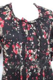 画像6: PINK HOUSE / いちごブーケフリルワンピース F 黒 Y-26-01-27-025-LO-OP-SZ-ZY (6)