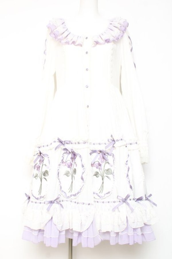 画像1: Hoshibako Works / 城咲ロンドン x HoshibakoWorksコラボレーションワンピース  ホワイト Y-26-01-27-027-LO-OP-SZ-ZY (1)