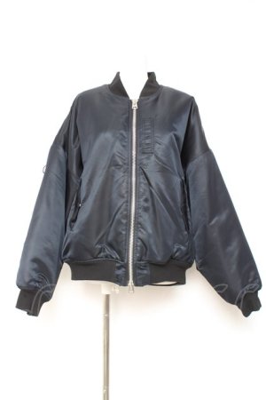 画像: CIVARIZE / レースアップビッグシルエットMA-1ジャケット 44 ブラック Y-26-01-27-028-GO-CO-YM-ZY