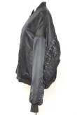 画像2: CIVARIZE / レースアップビッグシルエットMA-1ジャケット 44 ブラック Y-26-01-27-028-GO-CO-YM-ZY (2)