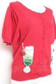 画像4: PINK HOUSE / クリームソーダモチーフニットカーディガン  赤 Y-26-01-27-033-LO-TO-SZ-ZY (4)