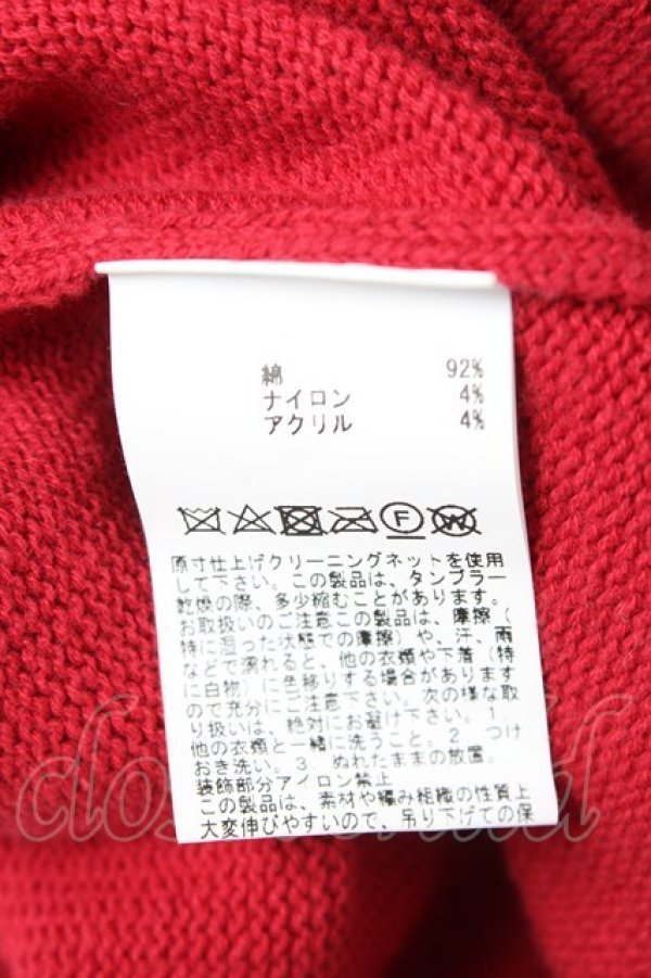 画像6: PINK HOUSE / クリームソーダモチーフニットカーディガン  赤 Y-26-01-27-033-LO-TO-SZ-ZY (6)
