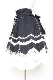 画像2: Angelic Pretty / スカラップドーリィスカート  黒×白 Y-26-01-27-038-AP-SK-SZ-ZY (2)