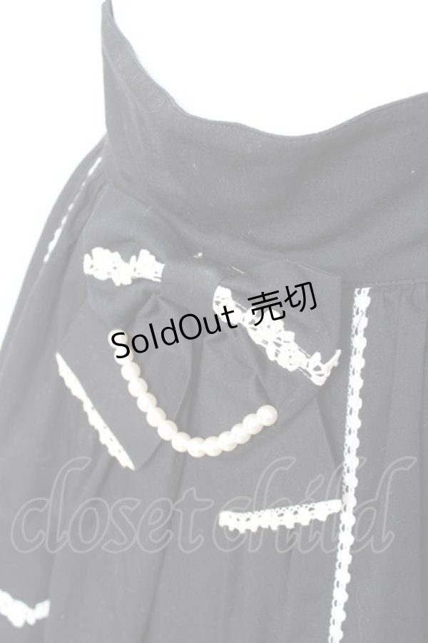 画像5: Angelic Pretty / スカラップドーリィスカート  黒×白 Y-26-01-27-038-AP-SK-SZ-ZI (5)