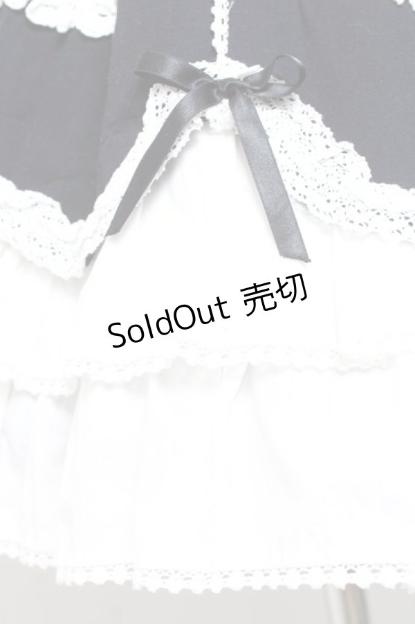 画像7: Angelic Pretty / スカラップドーリィスカート  黒×白 Y-26-01-27-038-AP-SK-SZ-ZI (7)