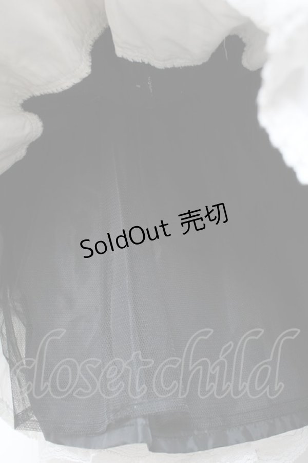 画像8: Angelic Pretty / スカラップドーリィスカート  黒×白 Y-26-01-27-038-AP-SK-SZ-ZI (8)