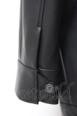 画像4: Melt the lady / leather like trench coat F ブラック Y-26-01-27-039-PU-CO-SZ-ZY (4)