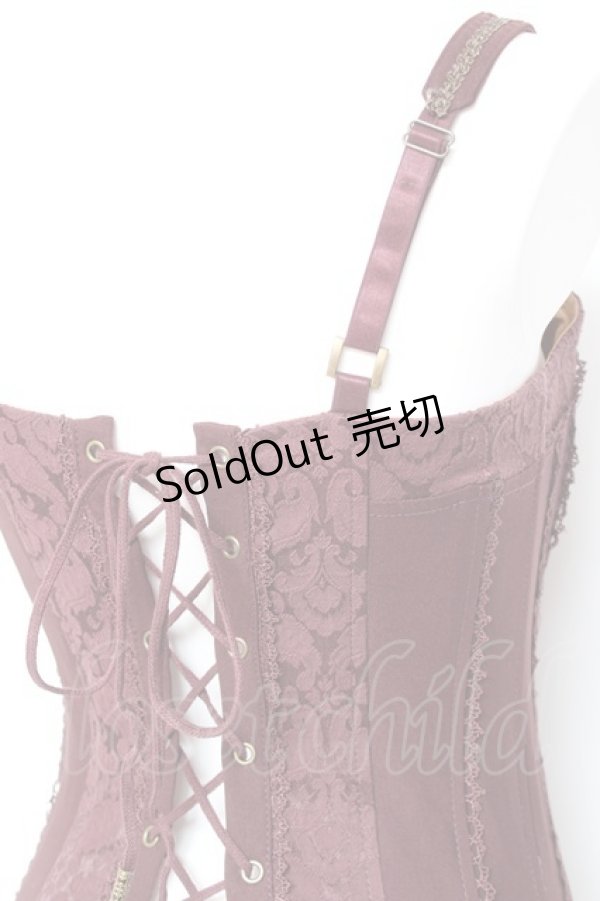 画像4: OZZ ANGELO / ナポレオンビスチェ  エンジ Y-26-01-27-041-OO-TO-SZ-ZY (4)