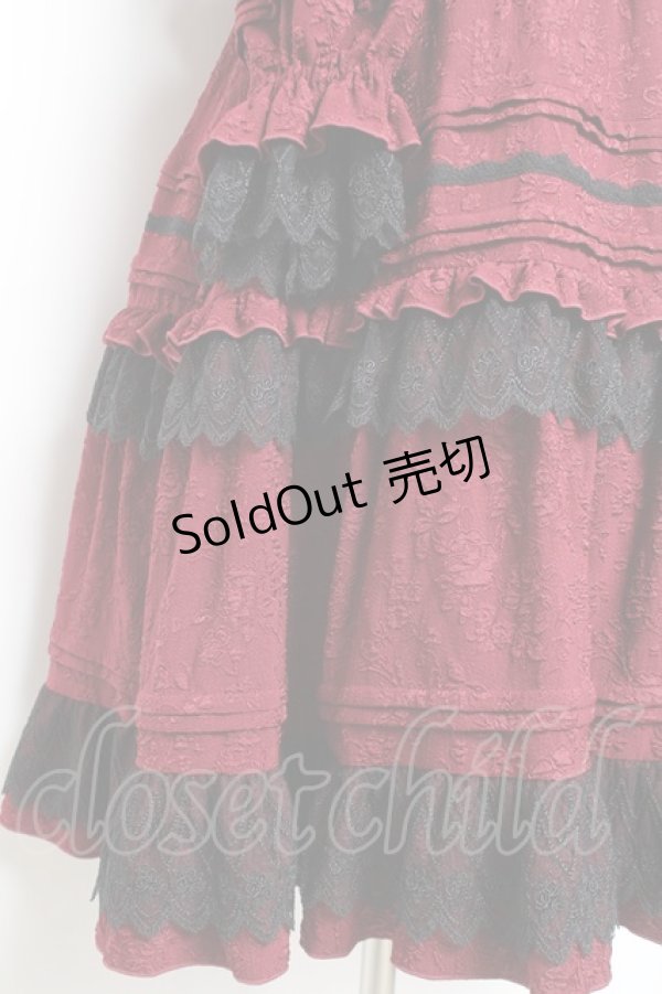 画像5: Hoshibako Works / Rozen Maiden x HoshibakoWorks 真紅ケープ付きワンピース  ジャガード Y-26-01-27-045-LO-OP-SZ-ZY (5)