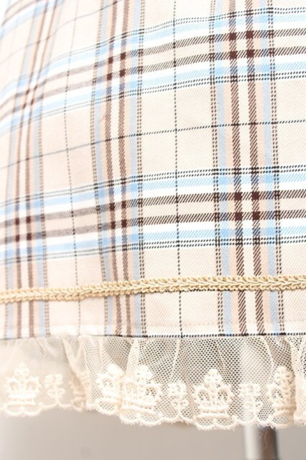 画像6: Angelic Pretty / オリジナルタータンジャンパースカートセット - ベージュ Y-26-01-27-046-AP-OP-SZ-ZY (6)