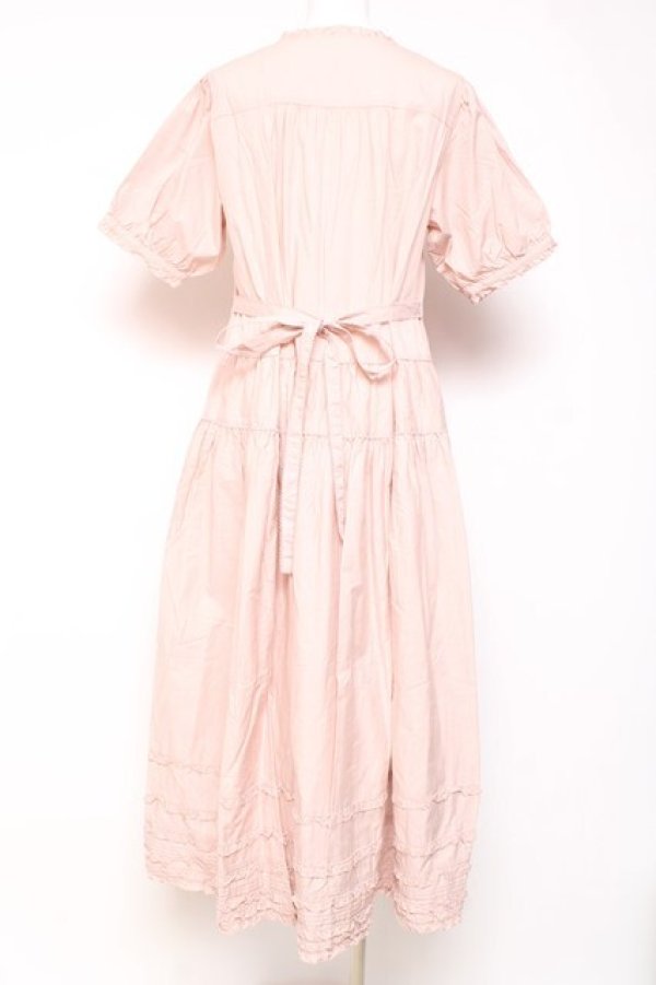 画像3: PINK HOUSE / ピコフリル使いロングワンピース F ピンク Y-26-01-27-010-LO-OP-SZ-ZS (3)