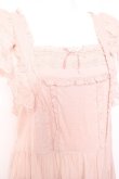 画像6: PINK HOUSE / ローズレース使いローンエプロンドレス  ピンク Y-26-01-27-012-LO-OP-SA-ZY (6)