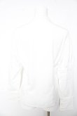 画像2: Kurumi Collaboration / KRデシンジゴスリブラウス  白 Y-26-01-28-040-LO-BL-SZ-ZY (2)