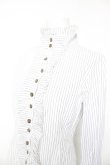 画像3: PUTUMAYO / フリルストライプブラウス M 白 Y-26-01-28-041-PT-BL-SZ-ZY (3)