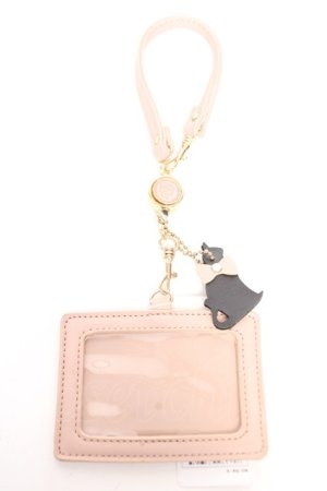 画像: axes femme / ネコモチーフパスケース  ピンク Y-26-01-28-007-AX-ZA-SZ-ZY