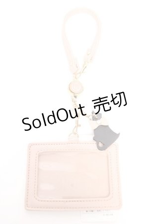 画像: axes femme / ネコモチーフパスケース  ピンク Y-26-01-28-007-AX-ZA-SZ-ZT0131W