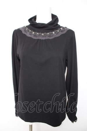 画像: axes femme / ハシゴレース使いタートル M 黒 Y-26-01-28-050-AX-TO-SZ-ZY