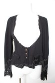 画像1: axes femme / ペプラムデザインボレロ M 黒 Y-26-01-28-054-AX-TO-SZ-ZY (1)