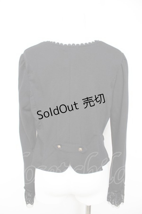 画像2: axes femme / ペプラムデザインボレロ M 黒 Y-26-01-28-054-AX-TO-SZ-ZY (2)